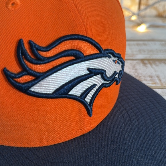 New Era Denver Broncos fitted hat size 7 5/8 - Picture 4 of 5
